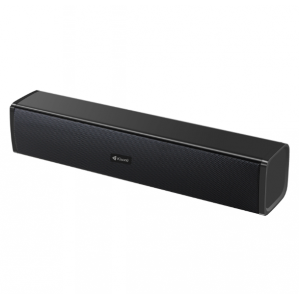 Колонки 2.0 Kisonli i-650, для ПК і ноутбука, USB + 3.5mm, 2x3W, 20Hz- 20KHz, Black, BOX, Q40