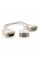 Розгалужувач VGA 0,2m, male to 2*female (тато-2*мама), White, OEM