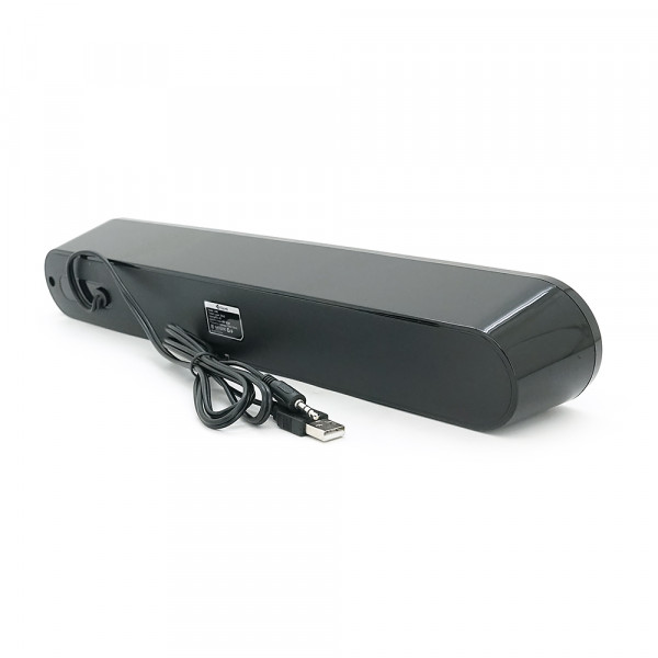 Колонки 2.0 Kisonli i-580, для ПК і ноутбука, USB + 3.5mm, 2x3W, 20Hz- 20KHz, Black, BOX, Q40