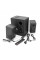 Колонки 2.1 Kisonli TM-9100A, для ПК та ноутбука, живлення 220V + jack 3.5mm, 5W+2x3W, 20Hz-20KHz, з сабвуфером, bluetooth, Black, BOX,