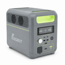 Портативна зарядна станція FOSSiBOT F1200, 1200W/1024Wh LiFePO₄, MPPT 200W max, CarPort-12V-10A, 2xAC230V, 2xUSB-A-18W, 2xUSB-C-100W, Wi-Fi, 2 мм, 11,5 кг