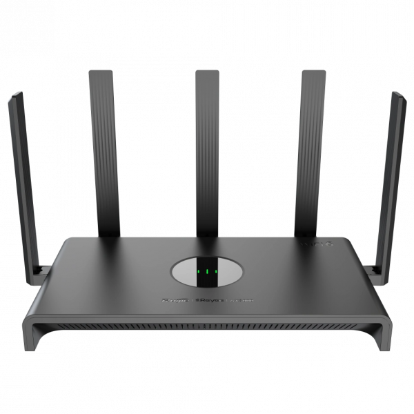 Бездротовий Wi-Fi 6 маршрутизатор серії Ruijie Reyee RG-EW3000GX PRO, 2x порту WAN, 260×140×30 мм