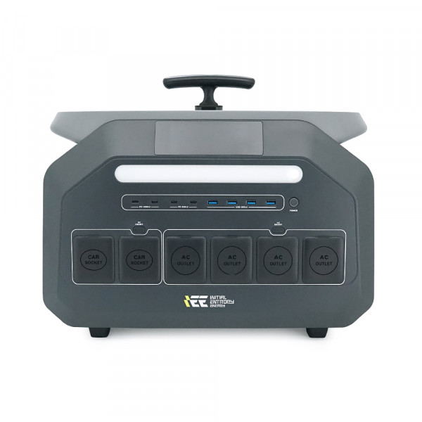 Портативна зарядна станція Singo3000, 3200W/2048Wh LiFePO₄, MPPT 1000W max, 2xDC5521-12V-8A, CarPort-12V-10A, 4xAC230V, 4xUSB-A-15W, 4xUSB 1.5 h, 4xUSB-C-100W, Wi-Fi, Bluetooth, charge 1.5 h, 445*298*371 мм,24.4 кг