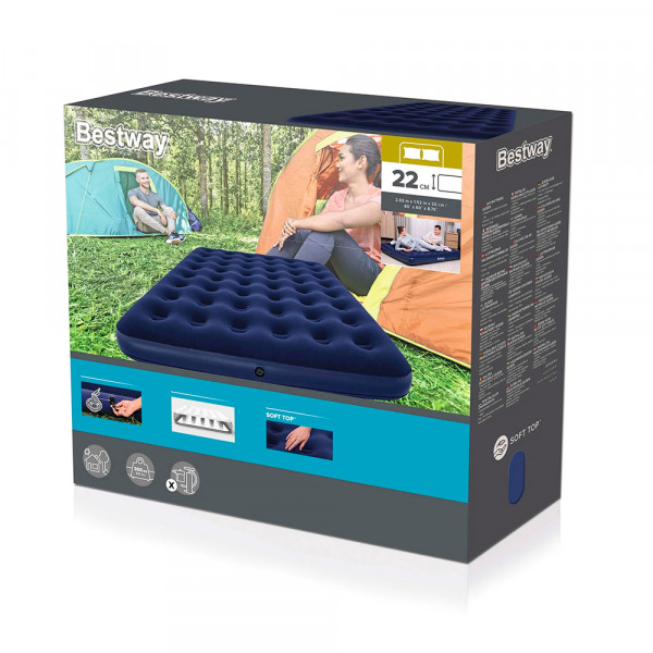 Надувний матрац Bestway, 203х152х22см, Blue. Box
