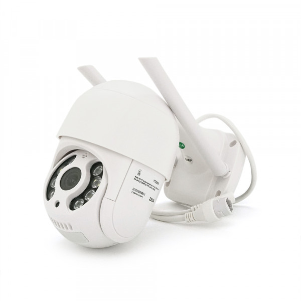 8Мп Wi-Fi відеокамера вулична SD/картка PiPo PP-IPC27D8MP20 PTZ 2.8mm ICSee