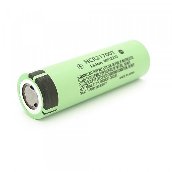 Акумулятор 21700 Li-Ion NCR 21700T, 5000mAh,3.7V-4.2V, Green, 2 шт. в упаковці, ціна за 1 шт