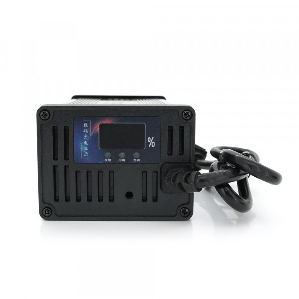 Зарядний пристрій для акумуляторів LiFePo4 72V(87,6V), 24S, 10A, штекер Triangle plug (T-tipe/IEC/C13 N+L-), 185x88x60mm