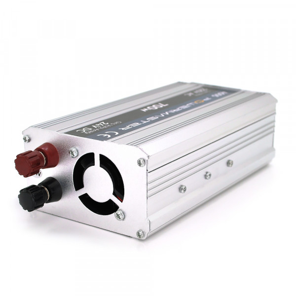 Інвертор напруги POWERMASTER, 24V/220V, 700W з модифікованою синусоїдою, 1 Shuko, клеми