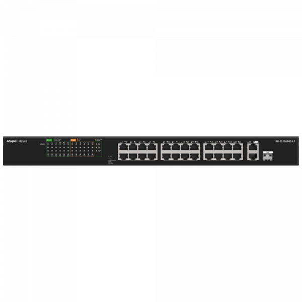 26-портовий 10/100Мб некерований PoE Ruijie Reyee RG-ES126FGS-LP