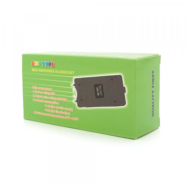 Ліхтар-відлякувач ручний BAILONG BL-800, 1LED, 1 режим, Li-ion вбудований, Black, IP44, кабель живлення, BOX