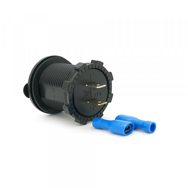АЗП KWG-Р1, 12-24V, 2xUSB, 5V, клеми, Black, Box