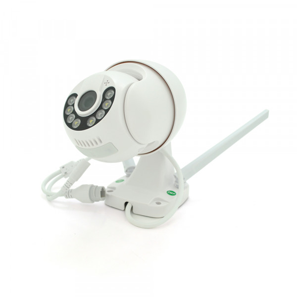 Комплект відеоспостереження WIFI-PTZ Outdoor 009-4-2MP Pipo (4 вуличні камери, кабелі, блок живлення, відеореєстратор APP-Xmeye)