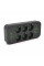 Мережевий фільтр F06U, 6 розеток EU + 4 USB+1PD, кнопка включення з індикатором, 2 м, 3х0, 75мм, 2500W, Black, Box
