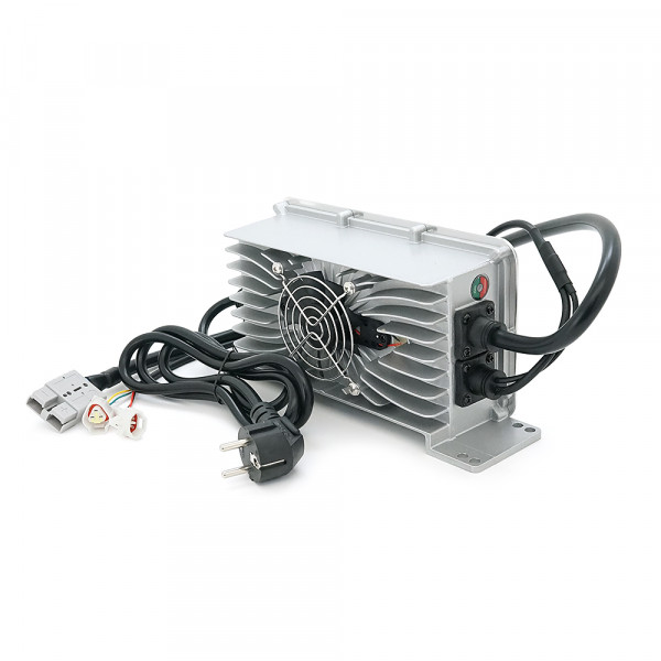 Зарядний пристрій для акумуляторів LiFePO4 12V(14,7V),4S,30A, 1200W, роз'єм Anderson, 281x128x80mm, 3 кг.
