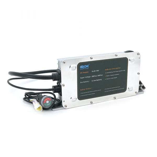 Зарядний пристрій для акумуляторів LiFePO4 12V(16,8V),4S,30A, 1200W, роз'єм Anderson, 281x128x80mm, 3 кг.
