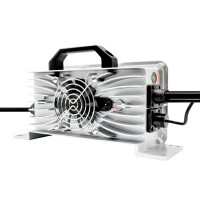 Зарядний пристрій для акумуляторів LiFePo4 48V(58,4V),16S,10A, штекер Triangle plug (T-tipe/C13/IEC). індикація, 220х122х86mm, 1.5kg