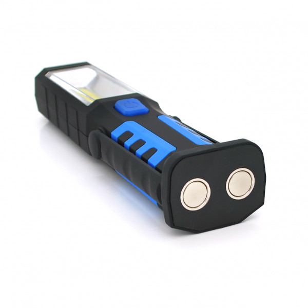 Ліхтар інспекційний Watton WT-293, 16 SMD LED, 3 режими роботи, зарядка від 5V, акумулятор 18650, корпус-пластик, магніт, гак, color mix, BOX