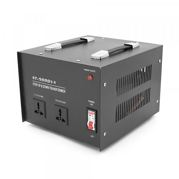 Перетворювач напруги трансформаторний універсальний ST-5000VA Input 220 V/Output 110V, Input 220 V/Output 110V+