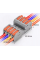 Клема роз'ємна з натискними затискачами 4-провідна DF-2604D, 4-pin, 250V, 32A, 0.2-4.0mm2, 23.6*43.5*15mm, сіра