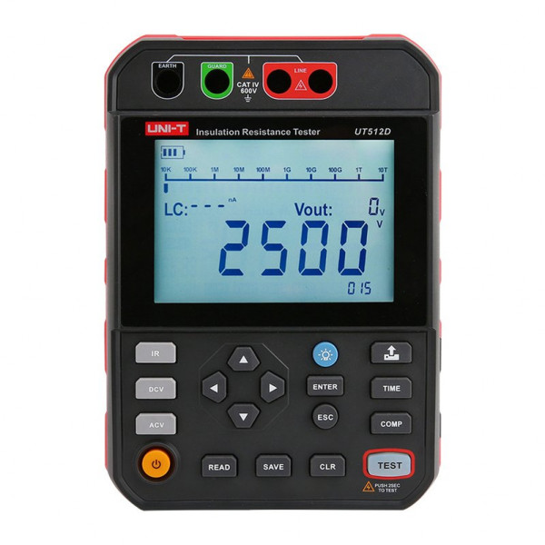 Тестер опору ізоляції (Мегаомметр) UNI-T UT512