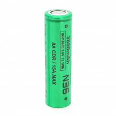Акумулятор 18650 Li-Ion Vapcell INR18650 N36, 3650mah, 15A, 4.2/3.6/2.5V