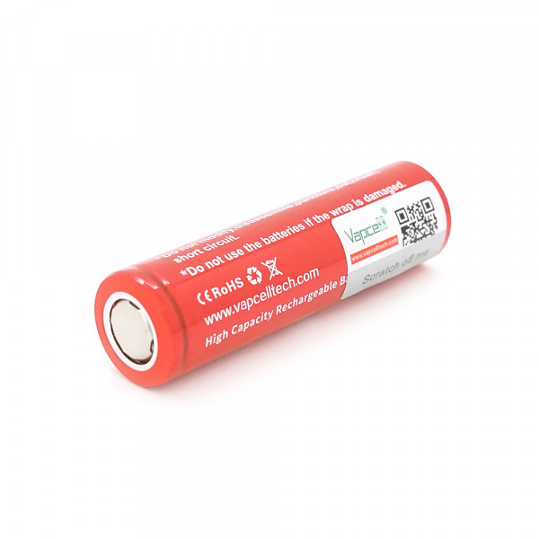 Акумулятор 18650 Li-Ion Vapcell INR18650 F38, 3800mah, 10A, 4.2/3.6/2.5V