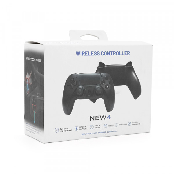 Геймпад Brazzers BR-HONOR3D беспроводной для PS5 DUAL Sense Wireless Controller, Black, 3.7V, 1000mAh, Box