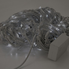 Гірлянда 480LED (Водоспад) White HOT, 8 режимів, 3 * 2метра, біла ізоляція, BOX