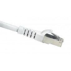 Патч-корд OK-net Кат.6a U/FTP 26AWG Білий 1м