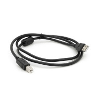 Кабель USB 2.0 AM/BM, 1.0m, 1 ферит, чорний, Пакет Q500