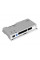 Перехідник VEGGIEG TC-301 USB3.0(AF) + USB2.0(AF) + USB2.0(AF) OTG => Type-C(M), Black, Пакет