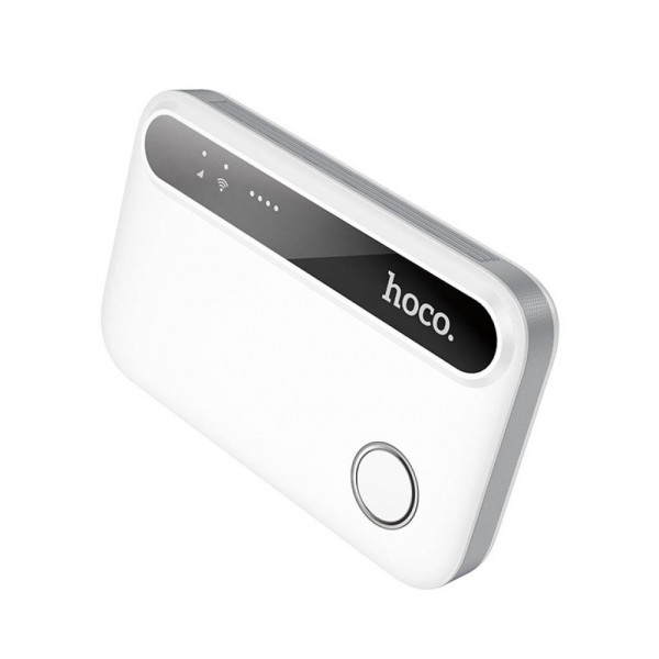 4G модем HOCO HI41(LTE), 900-2600МГЦ, 50-150Mb/s, USB, акумулятор 2100mAh, White, BOX