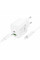 Набір СЗУ HOCO CS55A + Type-C/Lighting кабель, 1xUSB+1xUSB-C, PD30W+QC3.0, кабель 1м, White, Box
