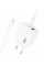 Набір СЗУ HOCO CS55A + Type-C/Lighting кабель, 1xUSB+1xUSB-C, PD30W+QC3.0, кабель 1м, White, Box