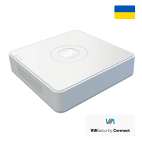 8-канальний IP відеореєстратор VIA SECURITY VIA-NVR08V1Q з підтримкою до 6МП (Value Q Series)