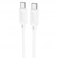 Кабель Hoco X88, Type-C-Type C, 60W, White, довжина 1м, BOX