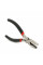 Плоскогубці Voltronic, 4,5-дюймові, чорно-червоні ручки, 120мм
