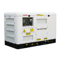 Генератор дизельний NIC DG17000, 3-фазний 230/380V, 50Hz, 12kW, бак 25 л, витрата 3.1 л/год, пуск: стартер/AVR, 1280х710х872 мм, 295кг