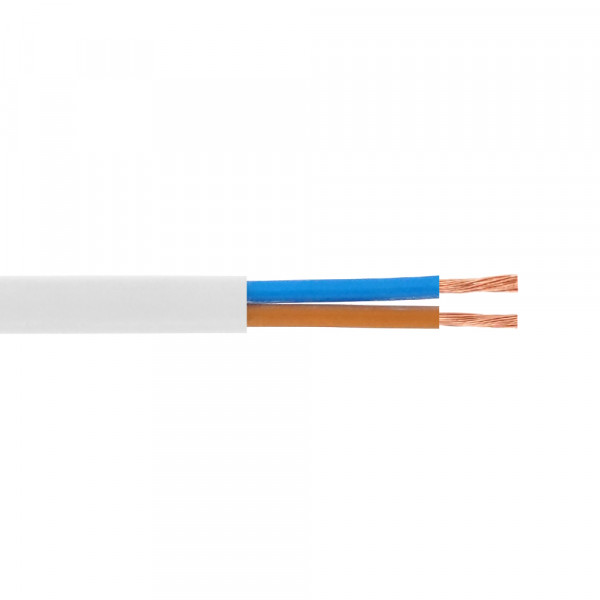 Кабель Одескабель 03VVH2-F 2*1 білий, бухта 100м