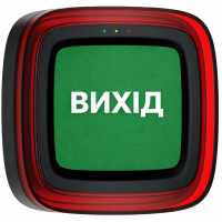 Бездротовий світлозвуковий адресний пожежний сповіщувач Ajax EN54 FireProtect (Sounder/VAD) ВИХІД Black