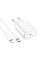 Набір СЗУ 110-240V HOCO C109A 1xUSB-C+ кабель Lighting, PD20W, кабель 1м, White, Blister