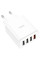 СЗУ 110-240V HOCO C102A 4xUSB, QC3.0, White, Blister
