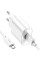 Набір СЗУ 110-240V HOCO C109A 1xUSB+ кабель Micro, 3.0A, кабель 1м, White, Blister