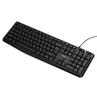 Клавіатура провідна HOCO GM60, USB, 104 клавіші, (Eng/Pyc), Black, Box