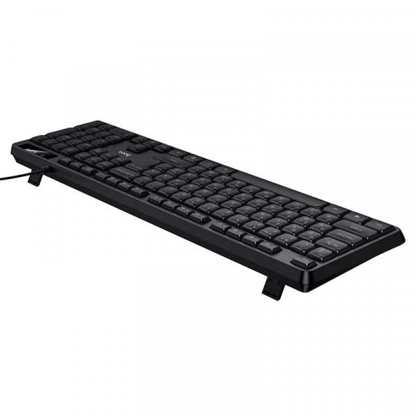 Клавіатура провідна HOCO GM60, USB, 104 клавіші, (Eng/Pyc), Black, Box
