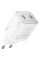 Набір СЗУ HOCO N42 + кабель Lighting, 2xUSB-C, PD45W, кабель 1м, White, Box