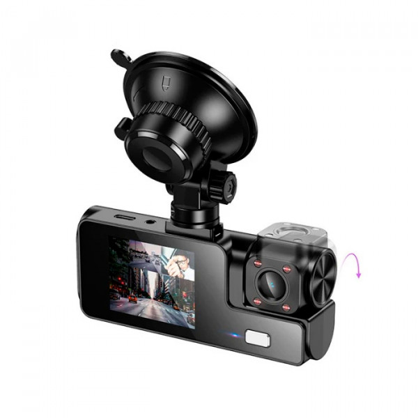 Автомобільний відеореєстратор HOCO DI60, Black, Box