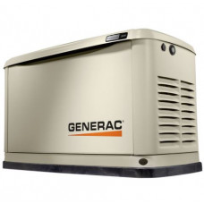 Газовий генератор GENERAC 7145, однофазний, 220В, 50Hz, 10кВт, електростартер, повітряне охолодження (1200х650х851), 176кг