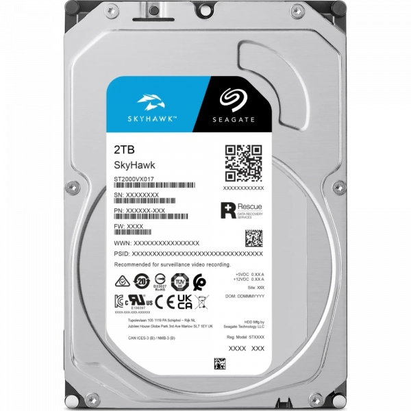 Жорсткий диск 3.5" ST2000VX017, 2 ТБ, SATA III, 5400 об, 100*15*145 мм