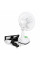 Вентилятор GDTIMES GD 8069LI, 12", Solar+ вбудований акумулятор, 2*USB лампочки, Box